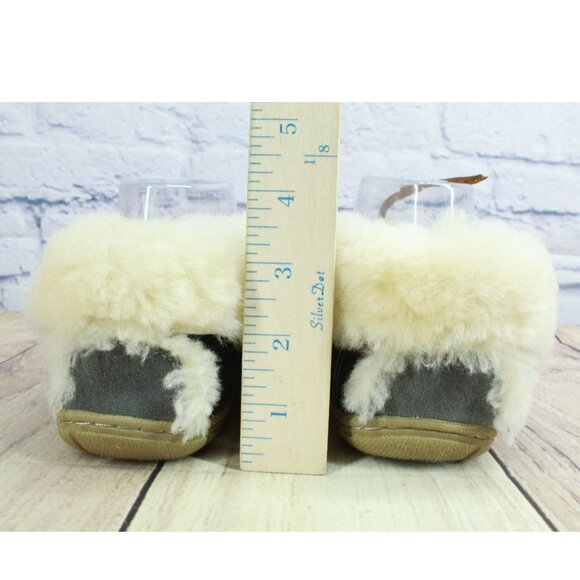 LL Bean Multicolor Wool Wicked Good Plaid Lined Moccasin Slippers Size 6 M - Picture 6 of 10